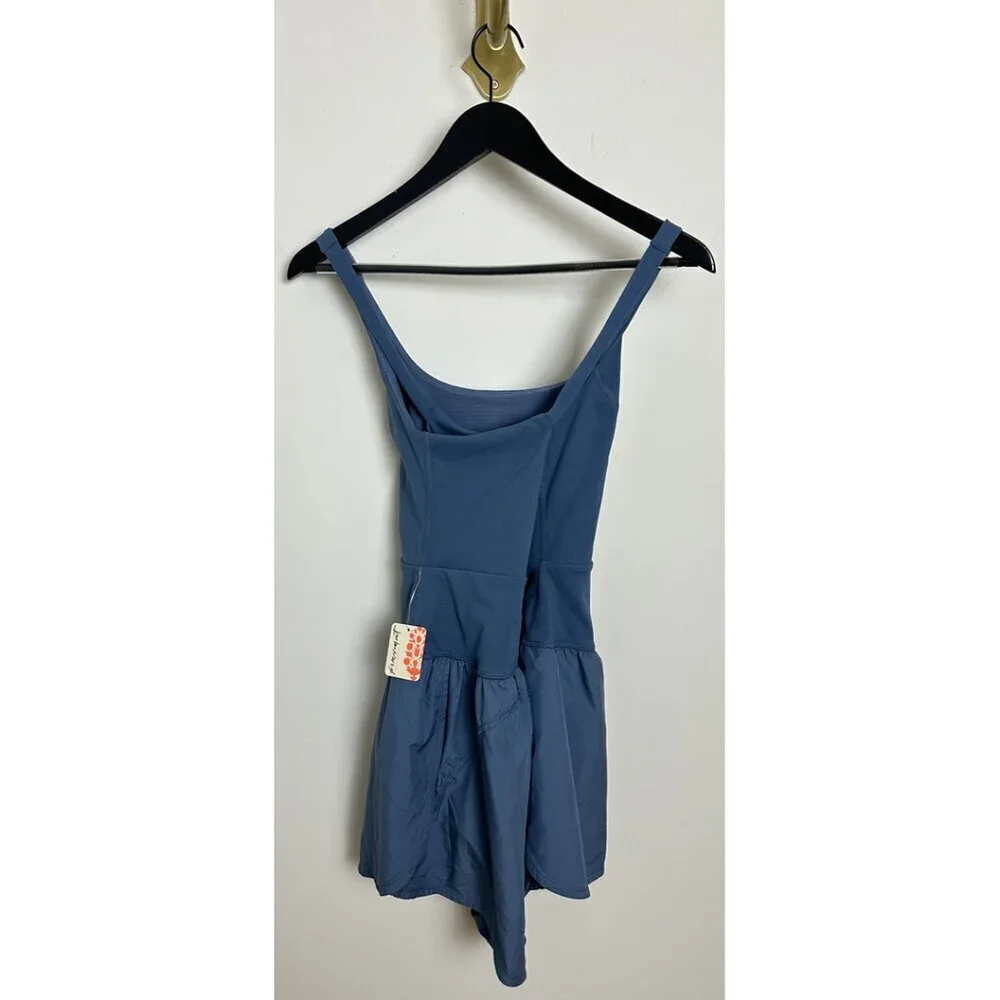 FREE PEOPLE Movement Righteous Runsie in Skyline Size Large NWT - Picture 4 of 8